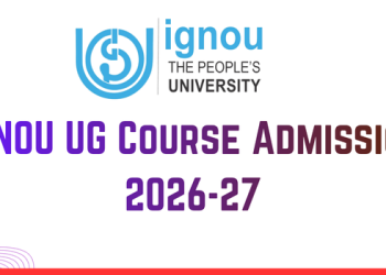 IGNOU UG Course Admission 2026 